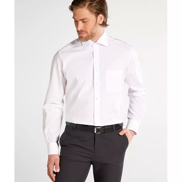 Eterna Uni Modern fit Poplin skjorte, White , large image number 1