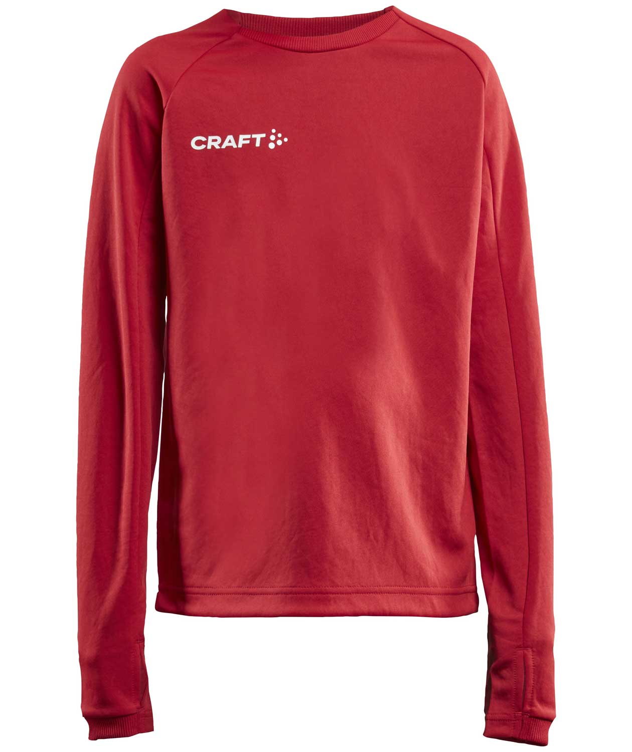 Craft Evolve sweatshirt til b&oslash;rn, R&oslash;d, R&oslash;d, swatch