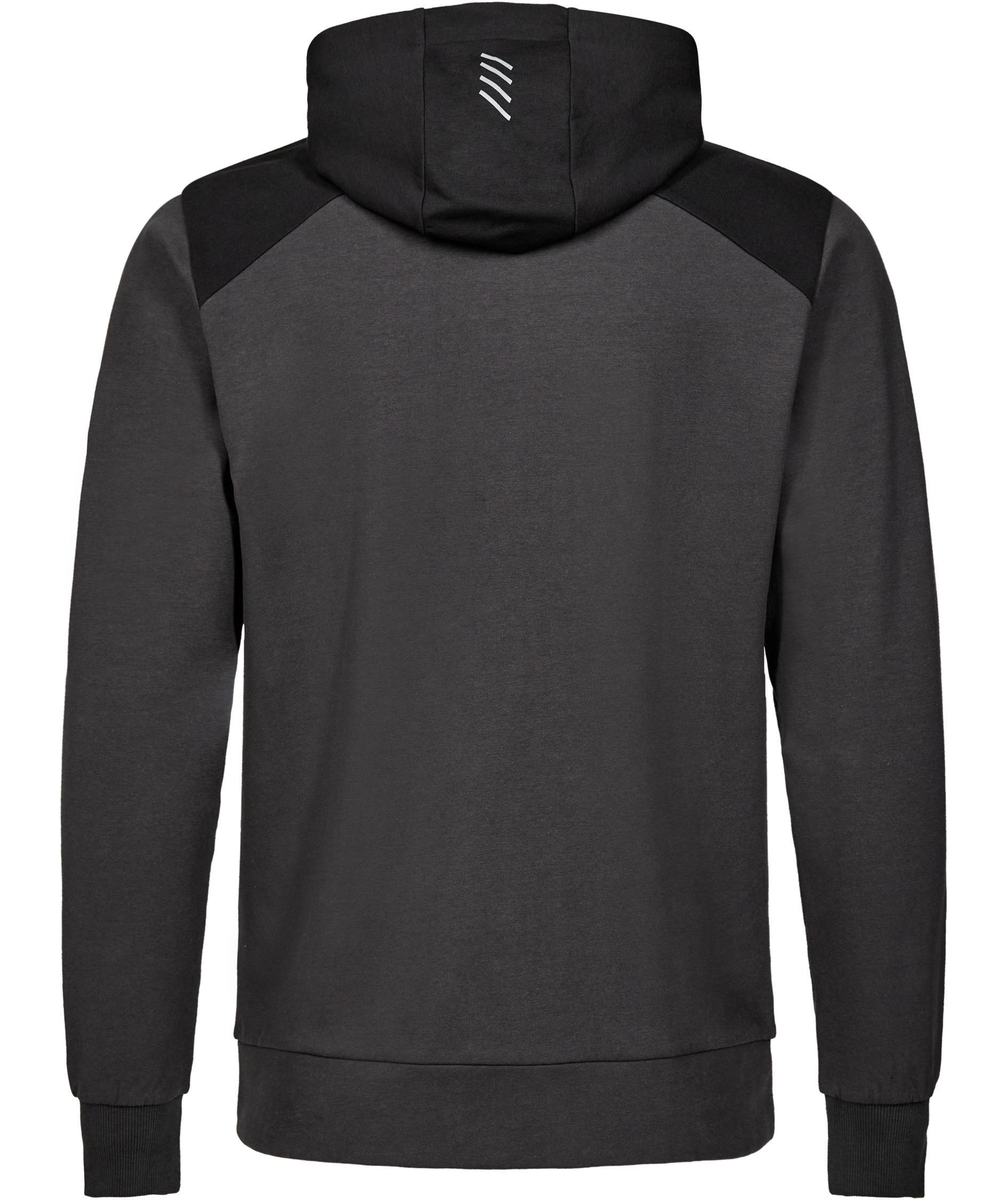 Engel Entire hoodie with zipper, Anthracite Grey/Black, large image number 3