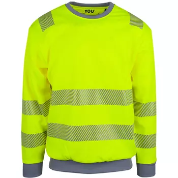 YOU Trelleborg  sweatshirt with reflectors, Hi-Vis Yellow
