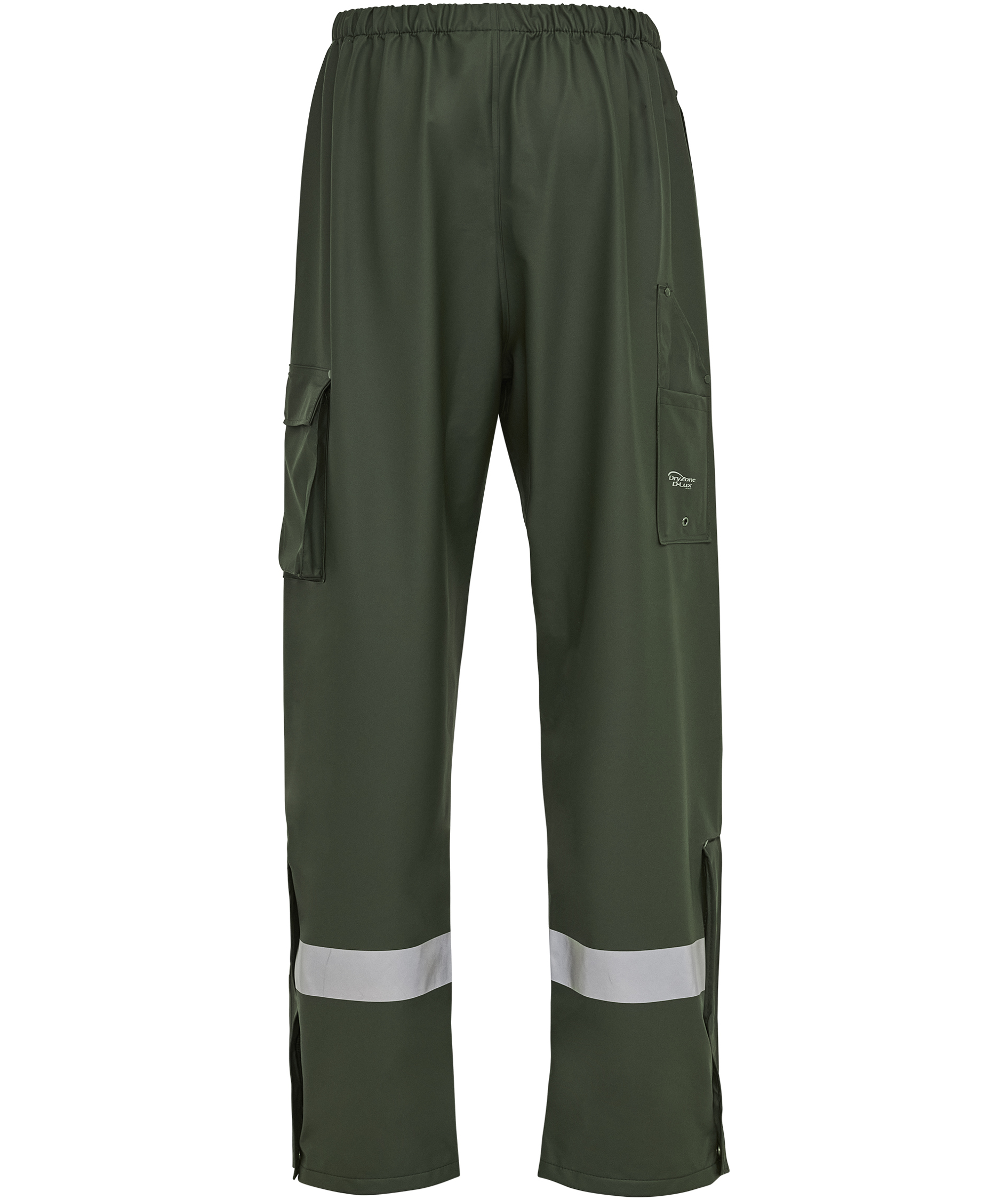 ELKA Dry Zone D-Lux PU rain trousers, Olive Green