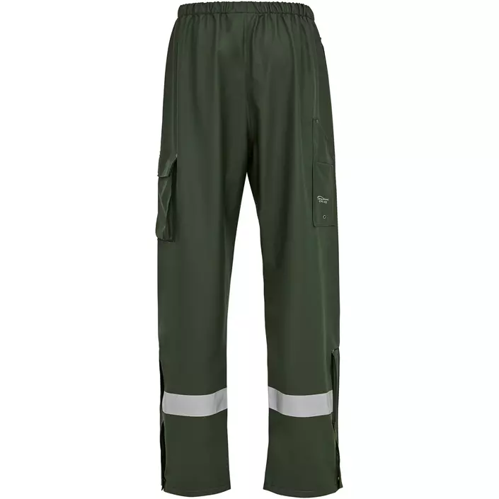 ELKA Dry Zone Visible D-Lux PU Regenhose, Olivgrün, large image number 1