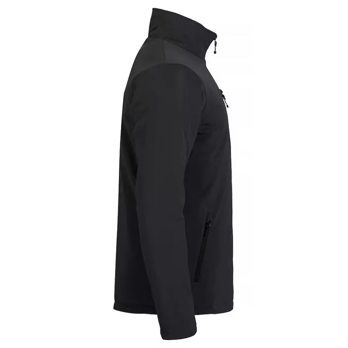 Clique lined softshell jacket, Black, large image number 3
