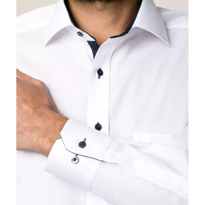 Eterna Fein Oxford Comfort fit Hemd, White, large image number 4