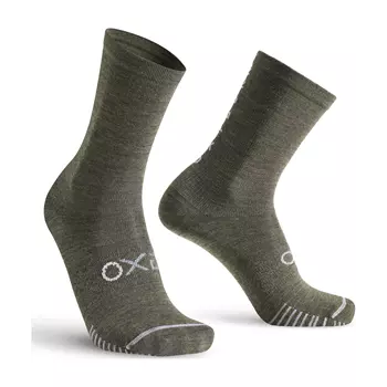 Oxyburn Thermo Team socks with merino wool, Armygreen