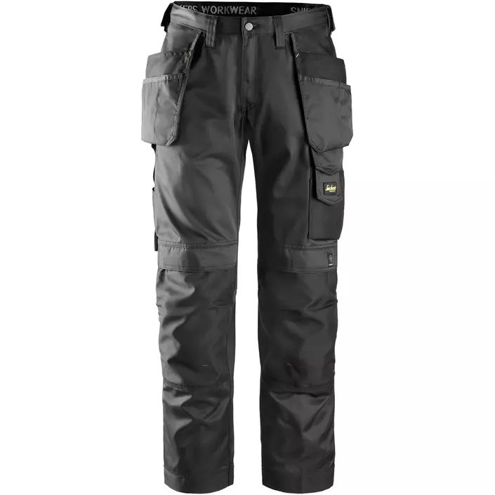 Snickers craftsman’s work trousers DuraTwill, Black, large image number 0