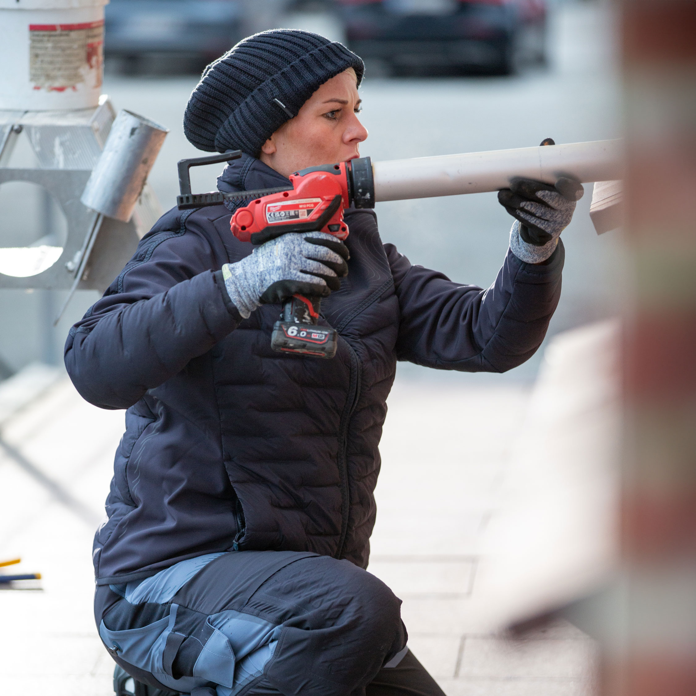 Mascot Customized women's hybrid jacket, Dark Marine Blue, large image number 1