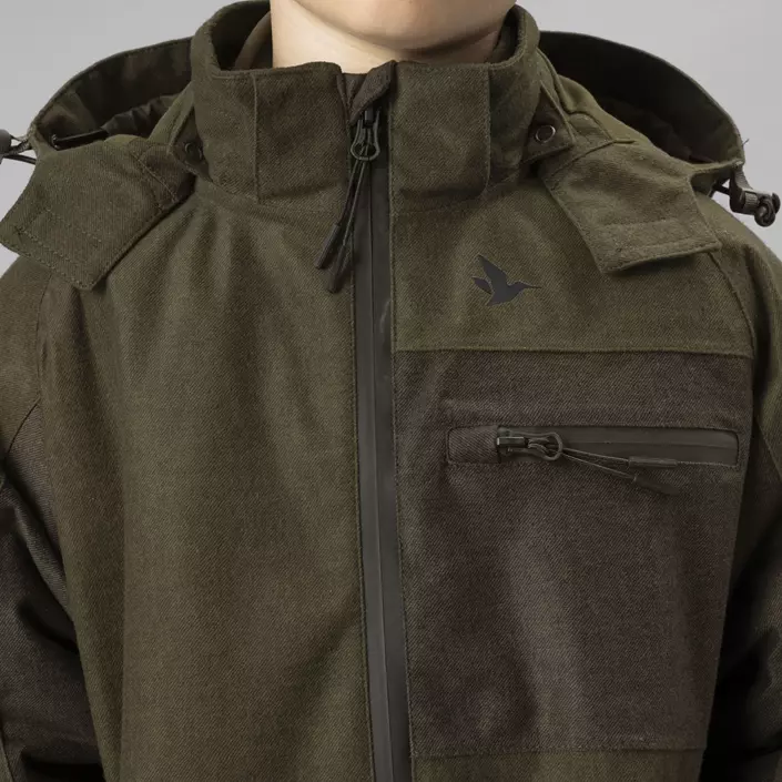 Seeland Avail jacket for kids, Pine Green Melange, large image number 6