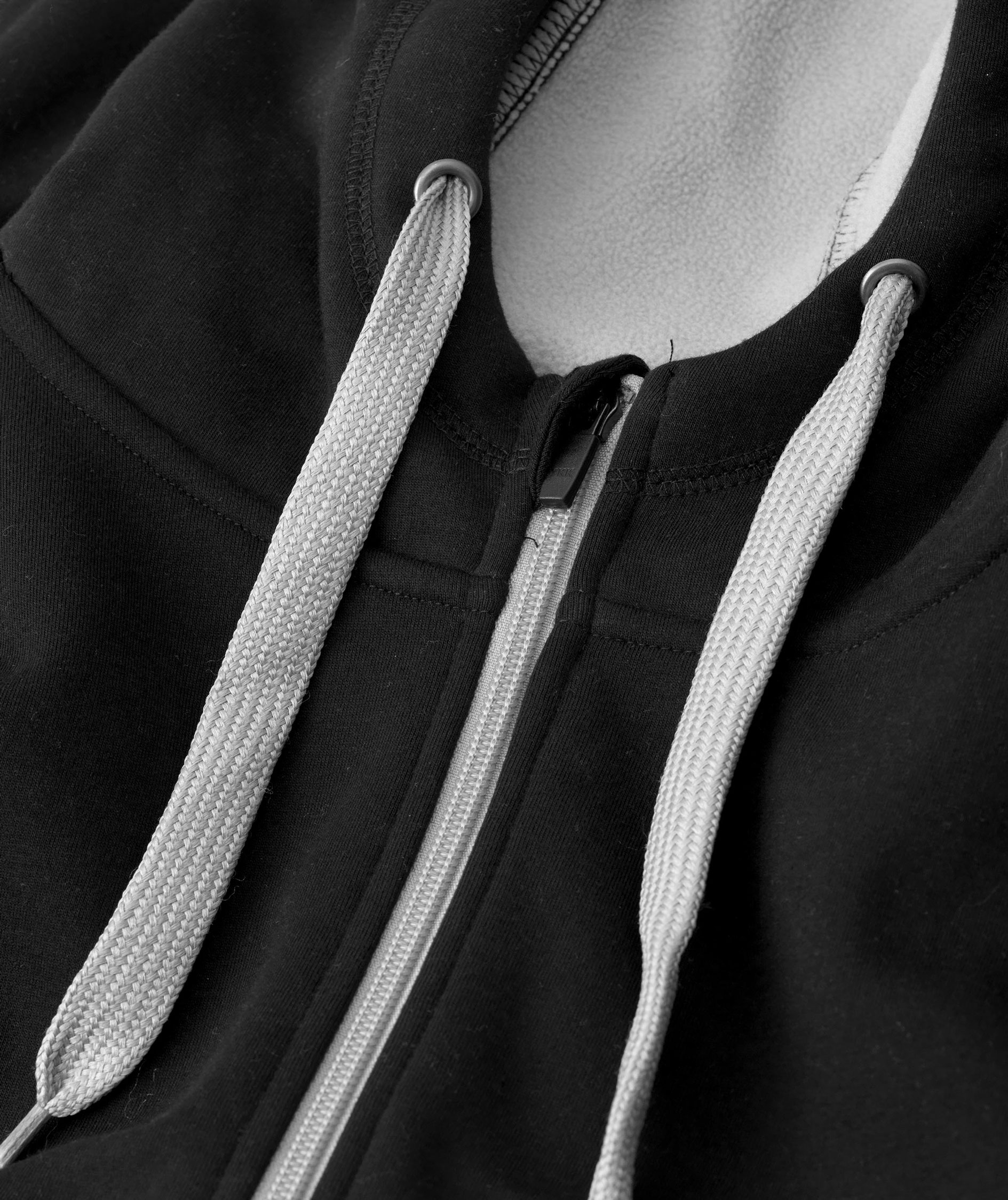 ID Identity bonded hoodie med blixtl&aring;s, Svart, large image number 3