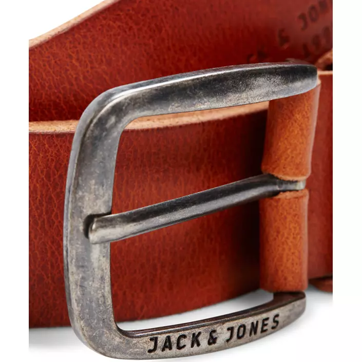 Jack & Jones JACPAUL leather belt, Mocha Bisque, large image number 1