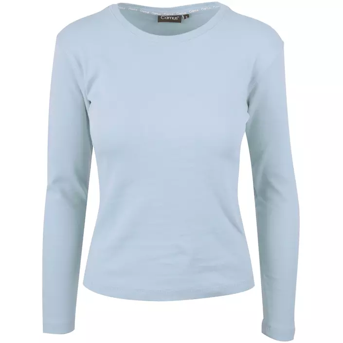 Camus Biarritz women's long-sleeved Interlock T-shirt, Light Blue, large image number 0