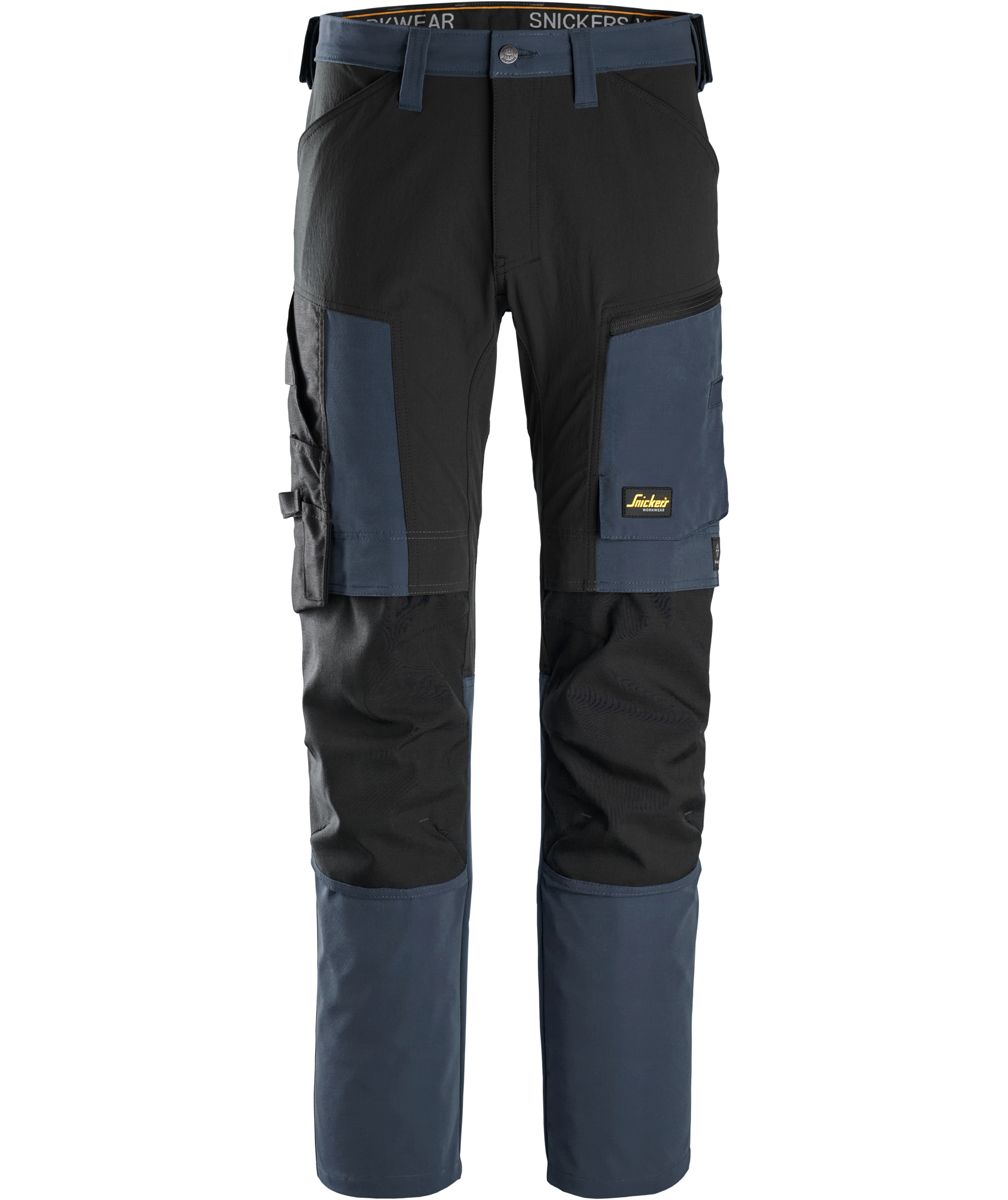 Snickers AllroundWork work trousers 6318 full stretch, Navy/black, Navy/black, swatch