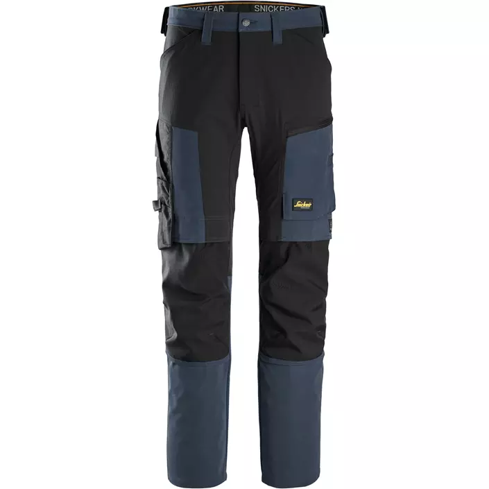 Snickers AllroundWork arbetsbyxa 6318 full stretch, Navy/black, large image number 0