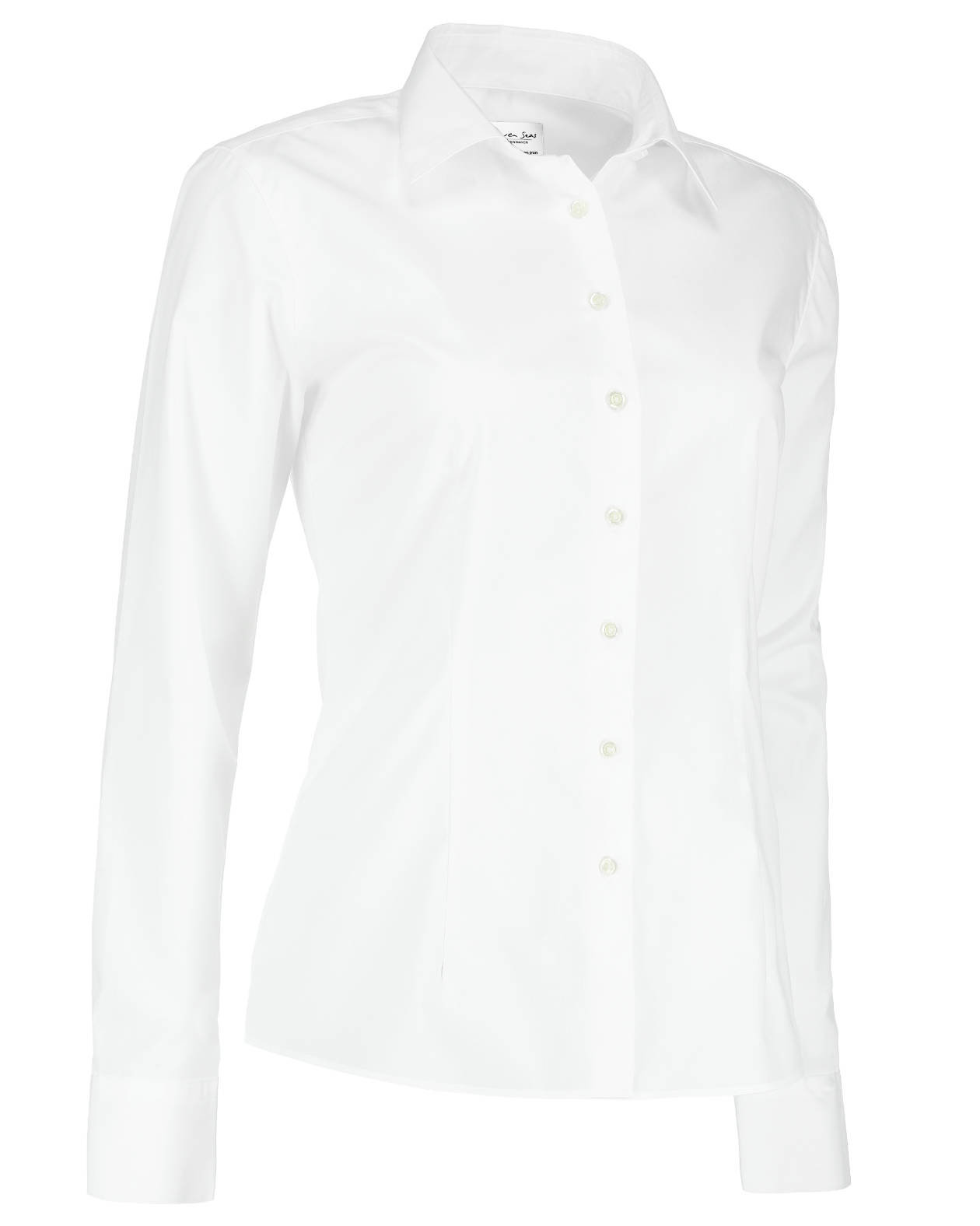 Seven Seas Poplin modern fit women's shirt, White, large image number 2