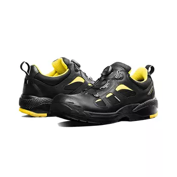 Arbesko 386 safety shoes S3, Black/Yellow