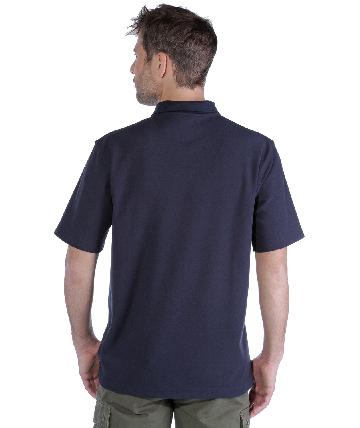 Carhartt Contractor's polo T-shirt, Marine, large image number 2