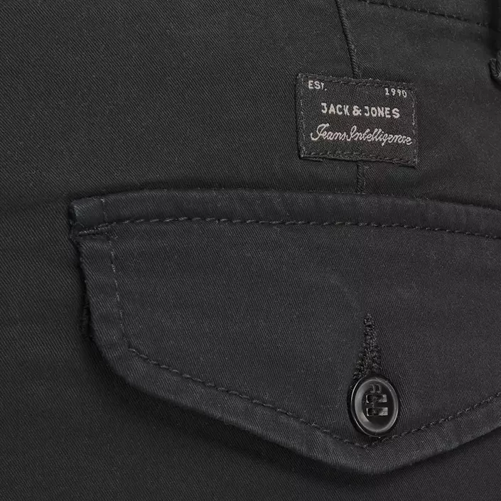 Jack & Jones JPSTPAUL JJFLAKE Plus Size Cargo trousers, Black, large image number 3
