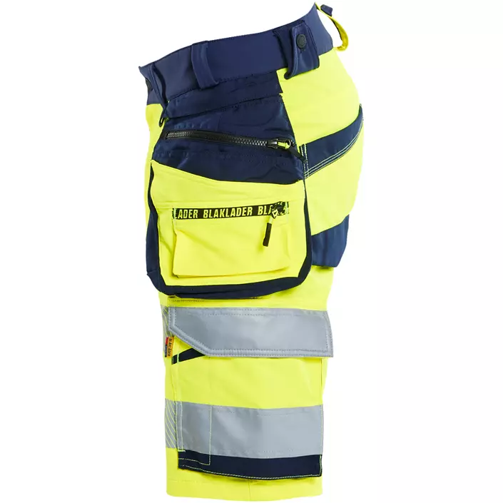 Blåkläder Handwerkershorts full stretch, Hi-Vis gelb/marine, large image number 3