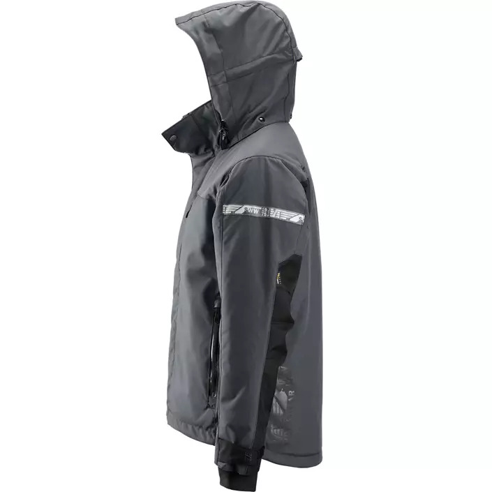 Snickers AllroundWork 37,5® waterproof vinterjacket 1102, Steel Grey/Black, large image number 2