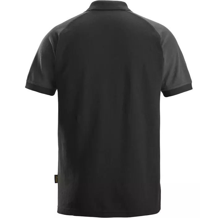 Snickers polo shirt 2750, Black/Steel Grey, large image number 1