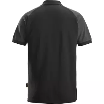 Snickers polo T-shirt 2750, Black/Steel Grey