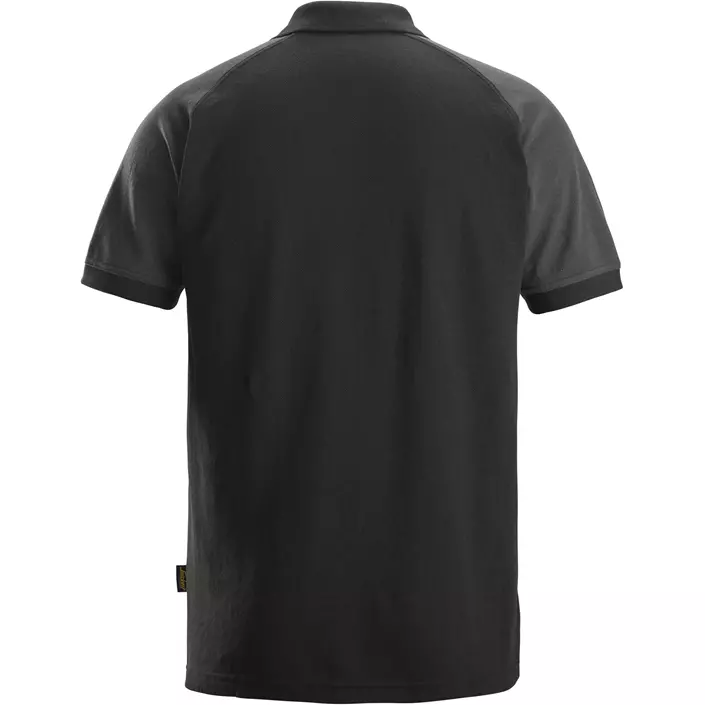 Snickers polo T-shirt 2750, Black/Steel Grey, large image number 1