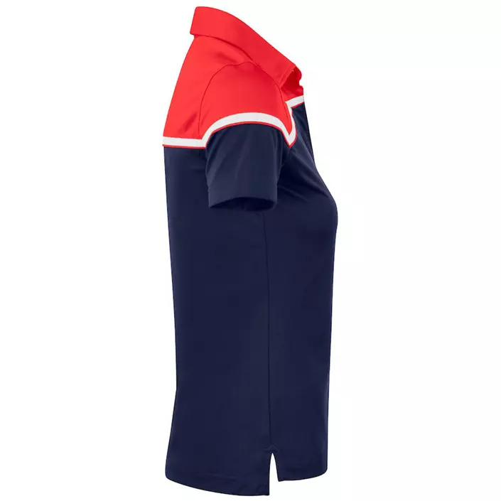 Cutter & Buck Seabeck polo T-skjorte dame, Mørk Navy/Rød, large image number 2