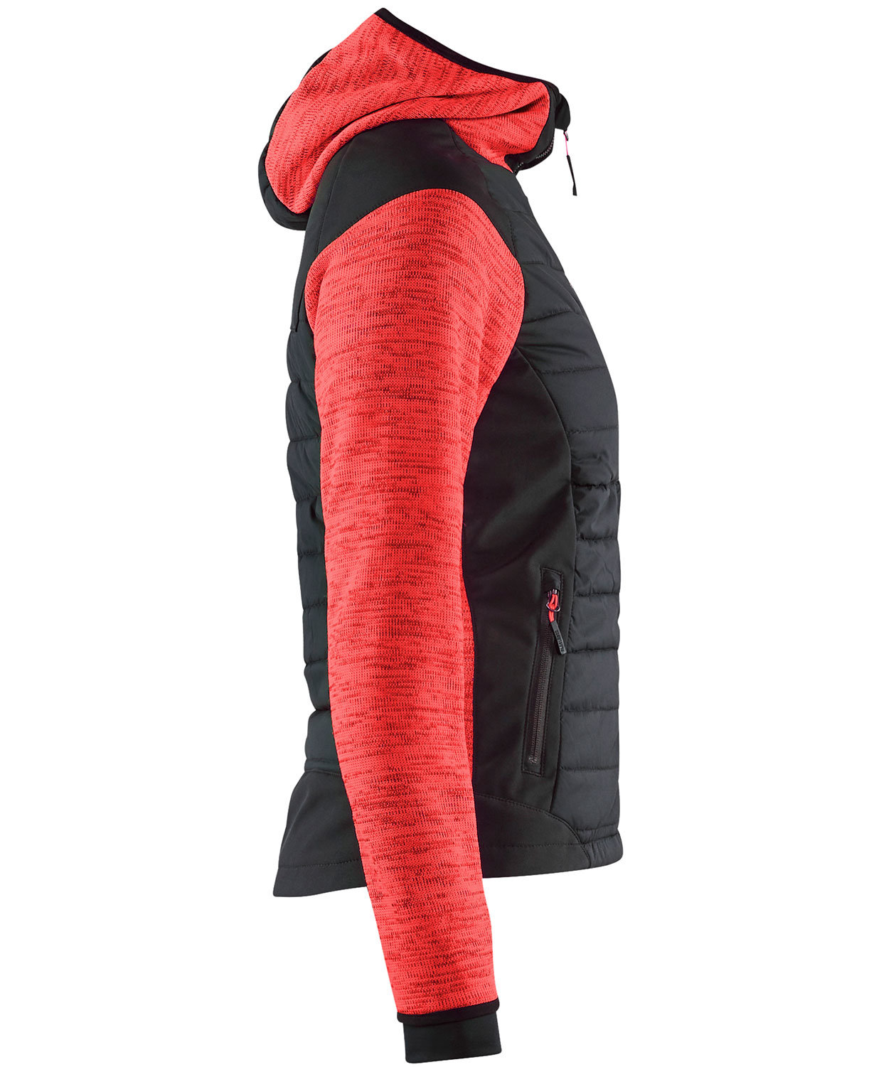 Bl&aring;kl&auml;der women's hybrid jacket, Red/Black, large image number 3