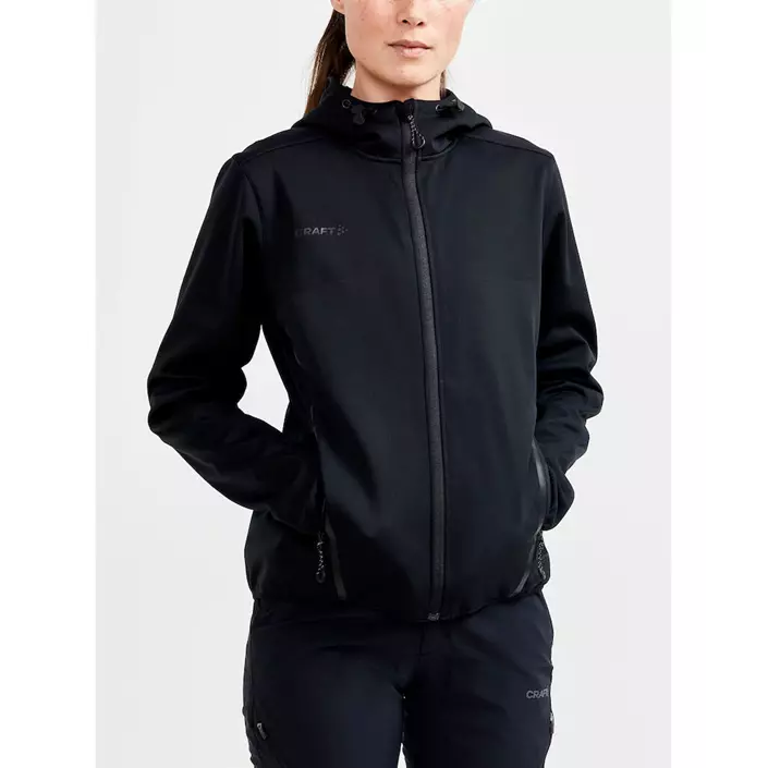 Craft ADV Explore women's softshell jacket, Black, large image number 1