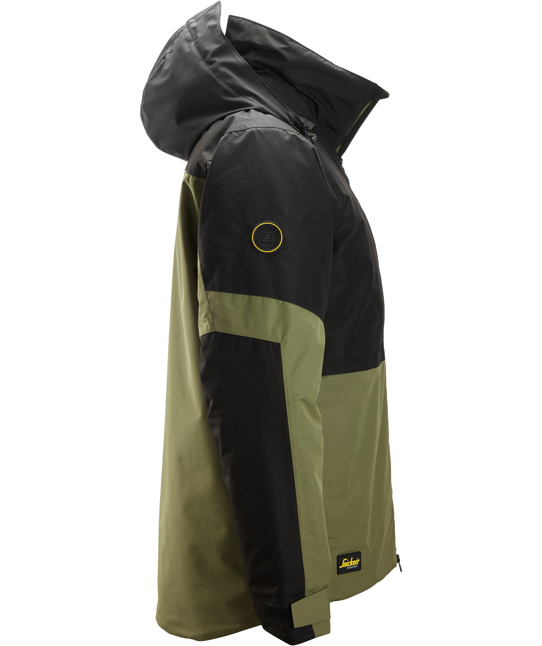 Snickers AllroundWork vinterjacka 1104, Khaki Green/Black, large image number 4