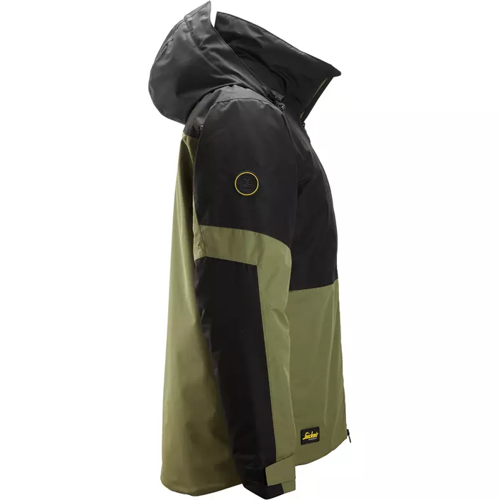 Snickers AllroundWork vinterjacka, Khaki Green/Black, large image number 2