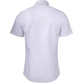 J. Harvest & Frost Twill Yellow Bow 50 Slim fit kortärmad skjorta, White