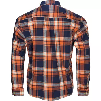 Pinewood Härjedalen regular fit Flannel snekkerskjorte, Navy/Oransje