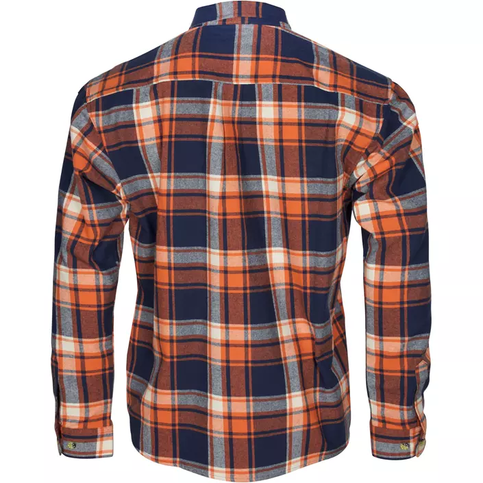 Pinewood Härjedalen regular fit flannel skovmandsskjorte, Navy/Orange, large image number 1