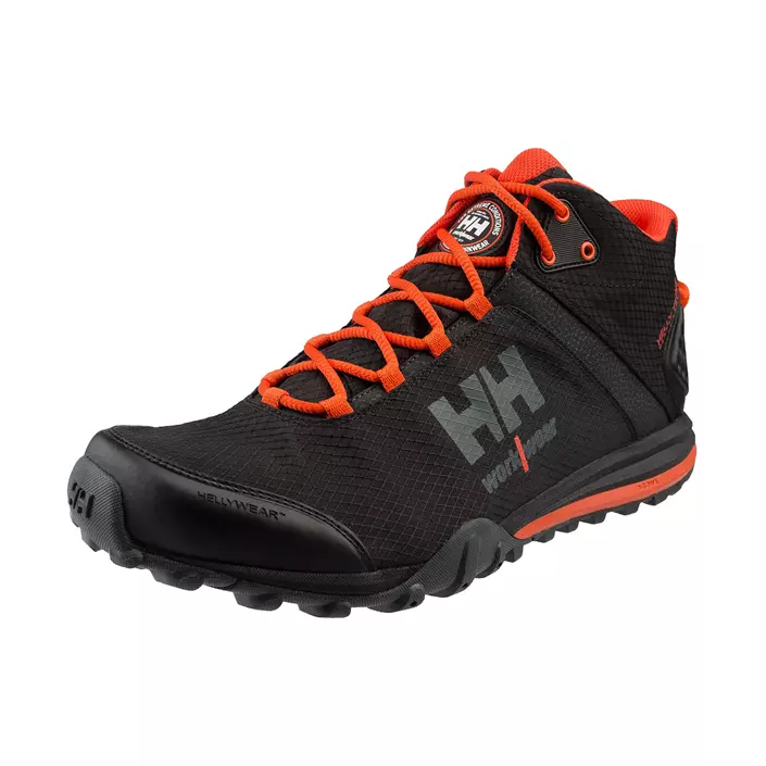 Helly Hansen Rabbora Trail Mid running shoes, Black/Orange, large image number 2