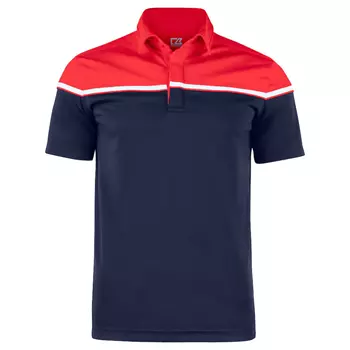 Cutter & Buck Seabeck polo shirt, Dark Navy/Red