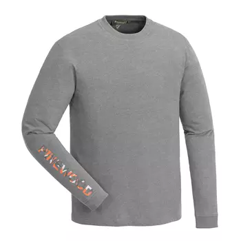 Pinewood Bolmen langærmet T-shirt, Light Grey Melange