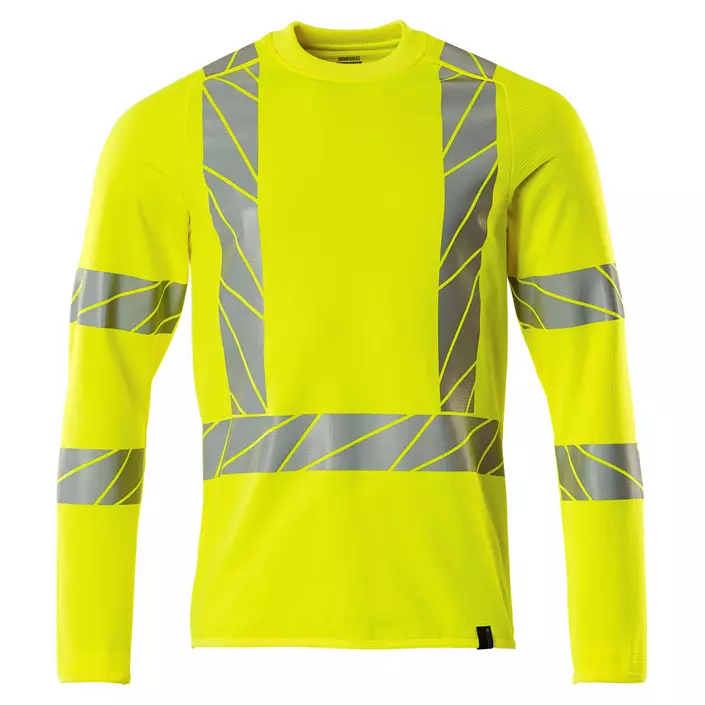 Mascot Accelerate Safe langærmet T-shirt, Hi-viz gul, large image number 0