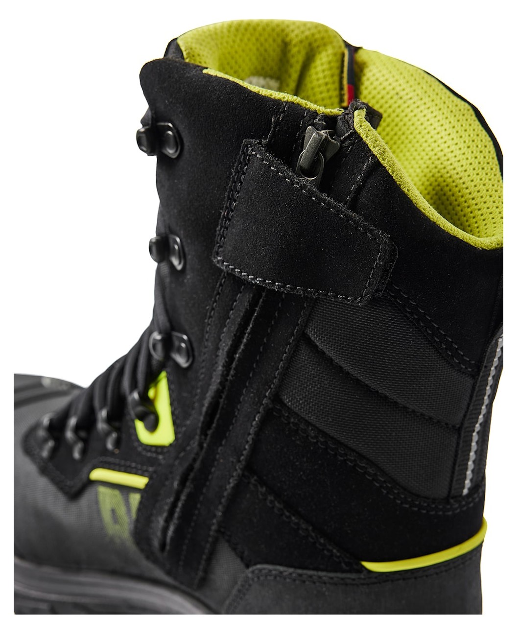Bl&aring;kl&auml;der Storm winter safety boots S3, Black/Hi-Vis Yellow, large image number 5