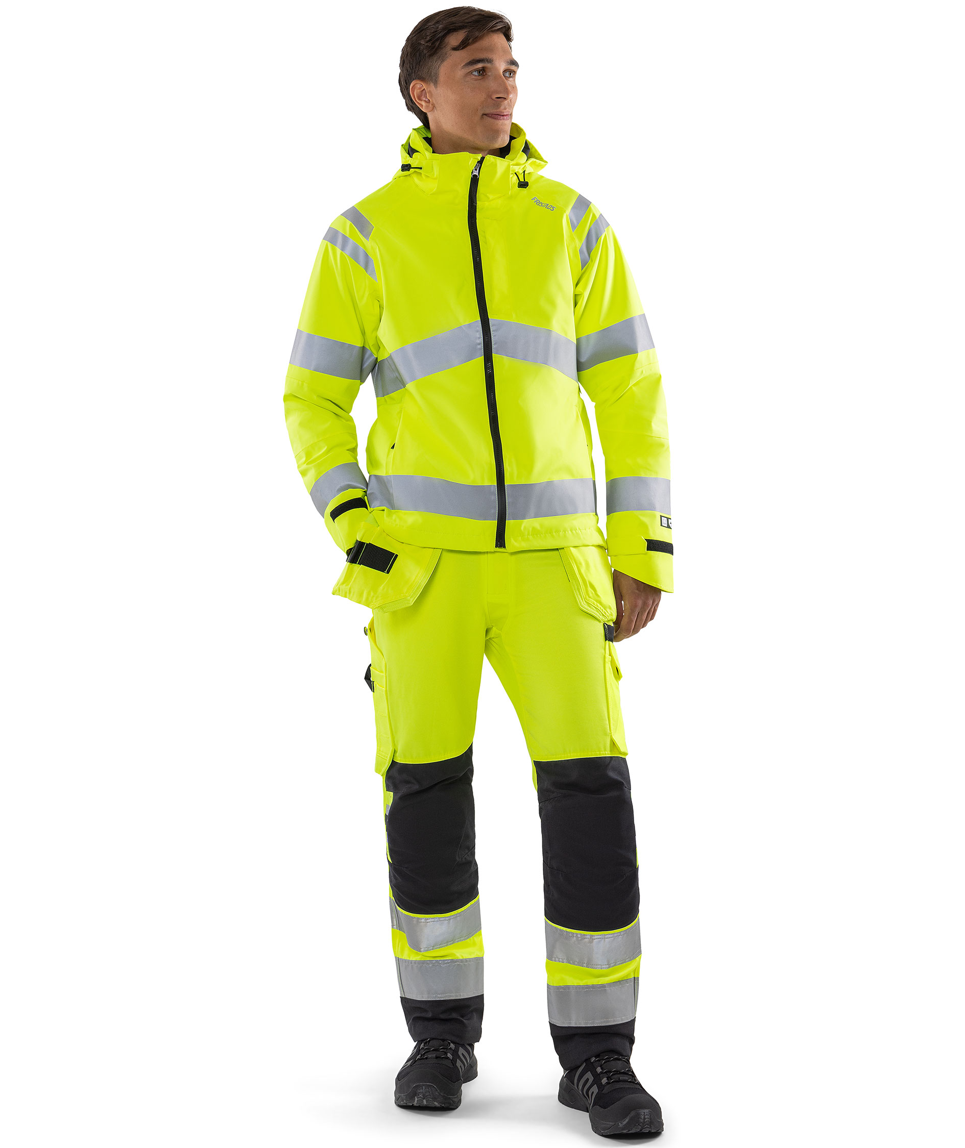 Fristads Shelljacke 4680 GLPS, Hi-Vis Gelb, large image number 1