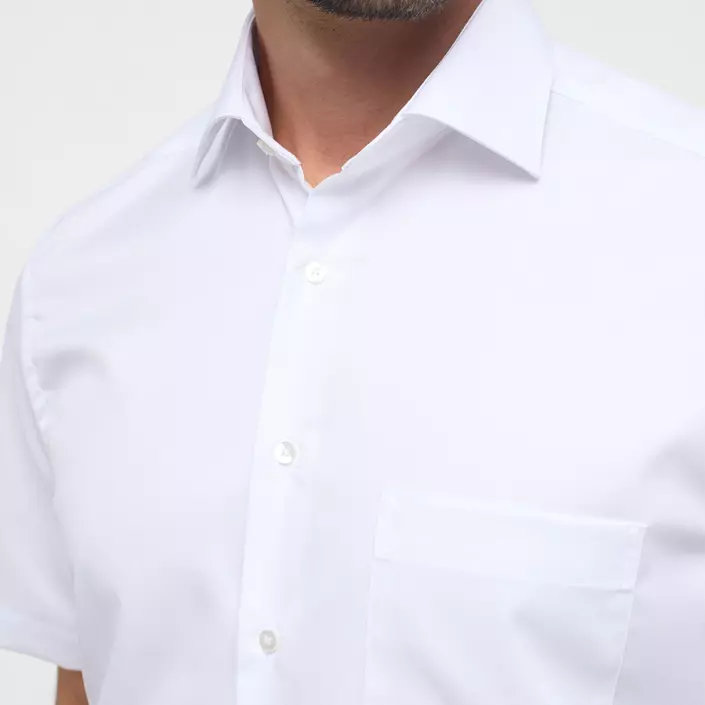 Eterna Cover Modern fit kortärmad skjorta, White, large image number 3