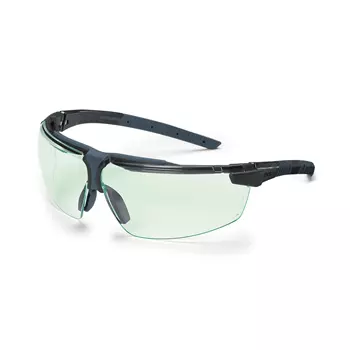 Uvex I-3 safety glasses, Black/Transparent