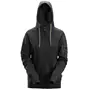 Snickers Logo women's hoodie with zipper 2877, Black