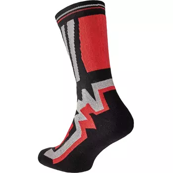 Cerva Knoxfield Basic sokker, Svart/Rød