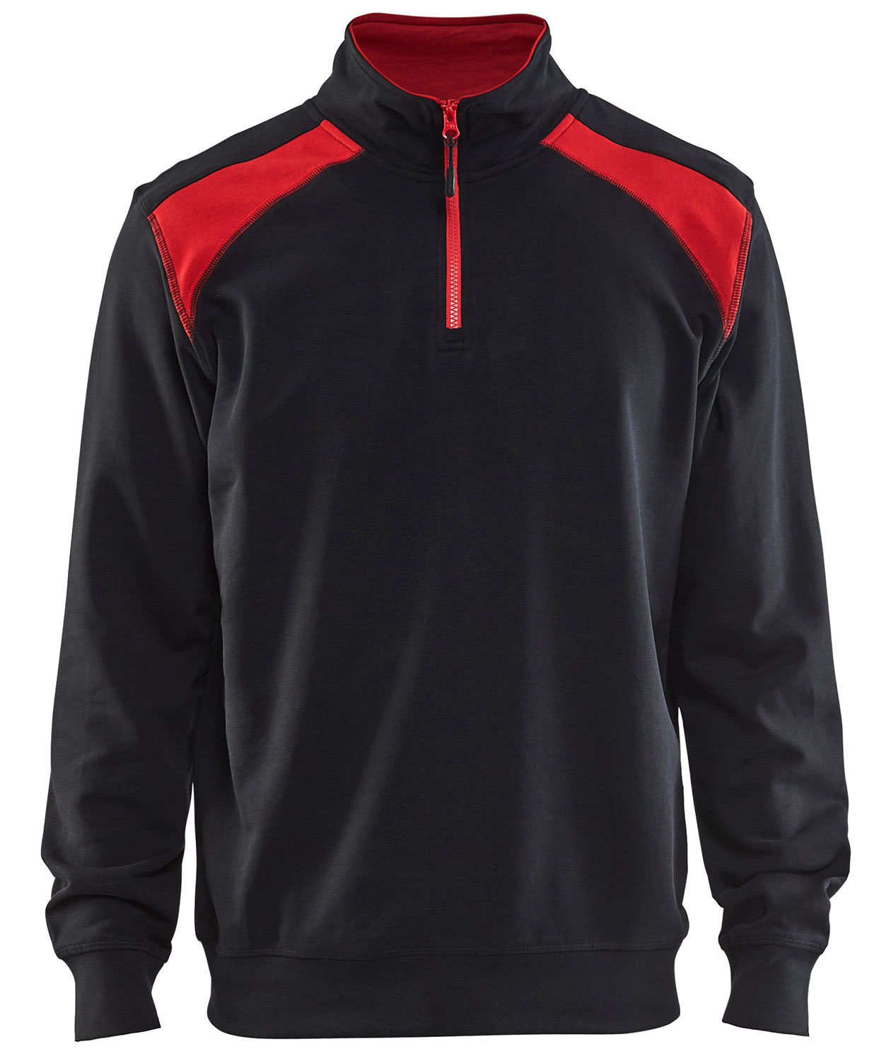 Bl&aring;kl&auml;der Unite Half-Zip sweatshirt, Black/Red, large image number 0