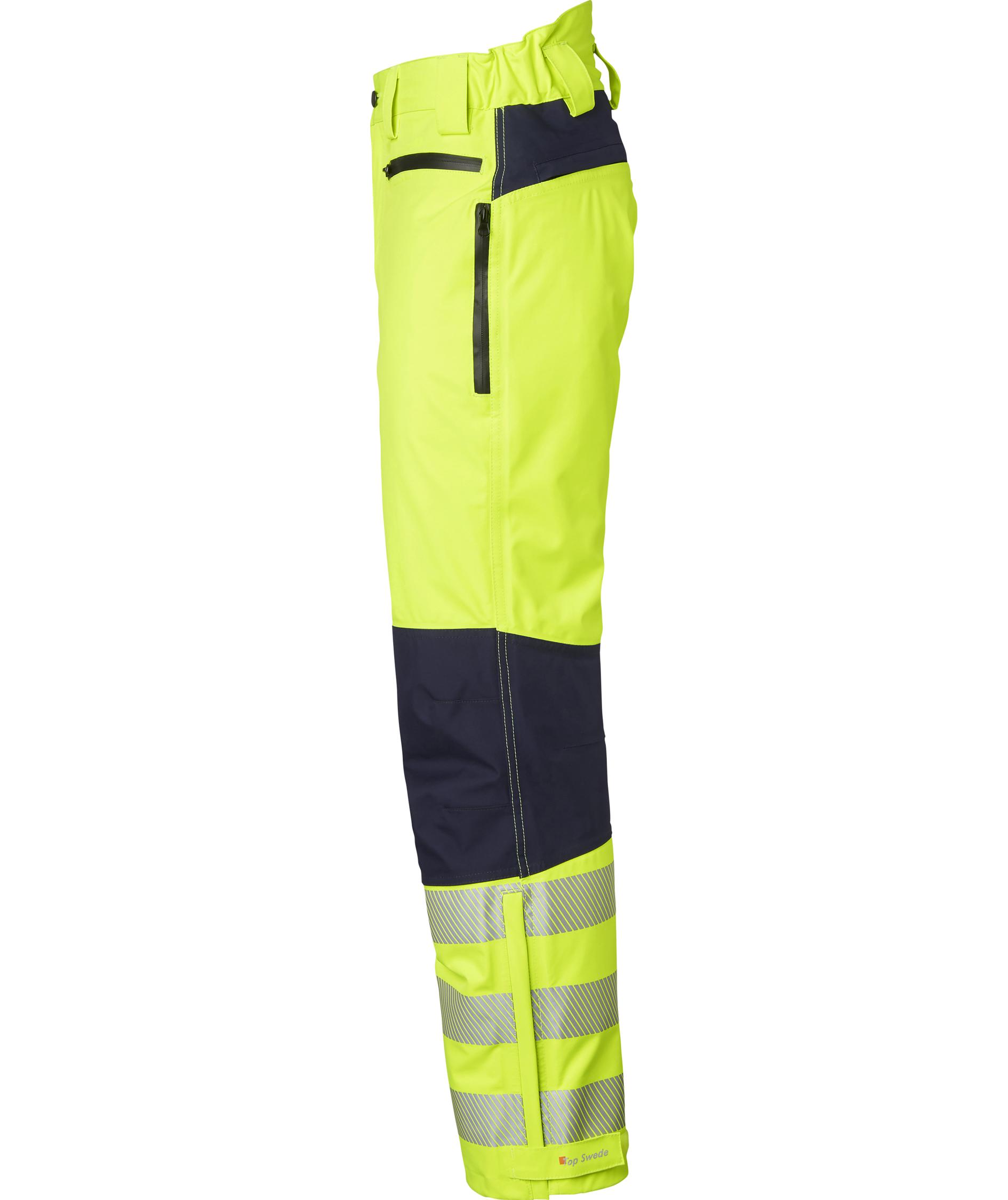 Top Swede shell trousers 6818, Hi-Vis Yellow, large image number 3
