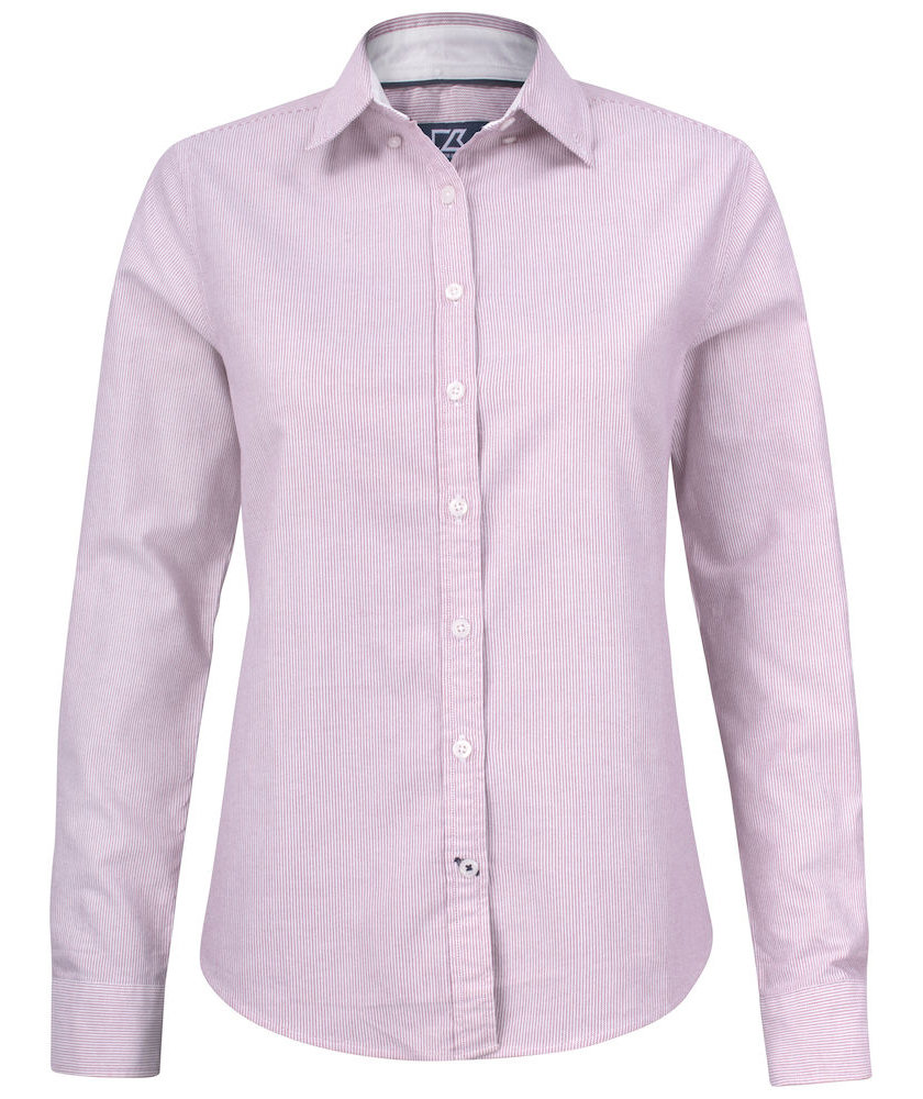 Cutter & Buck Belfair Oxford Modern fit women's shirt, Burgundy