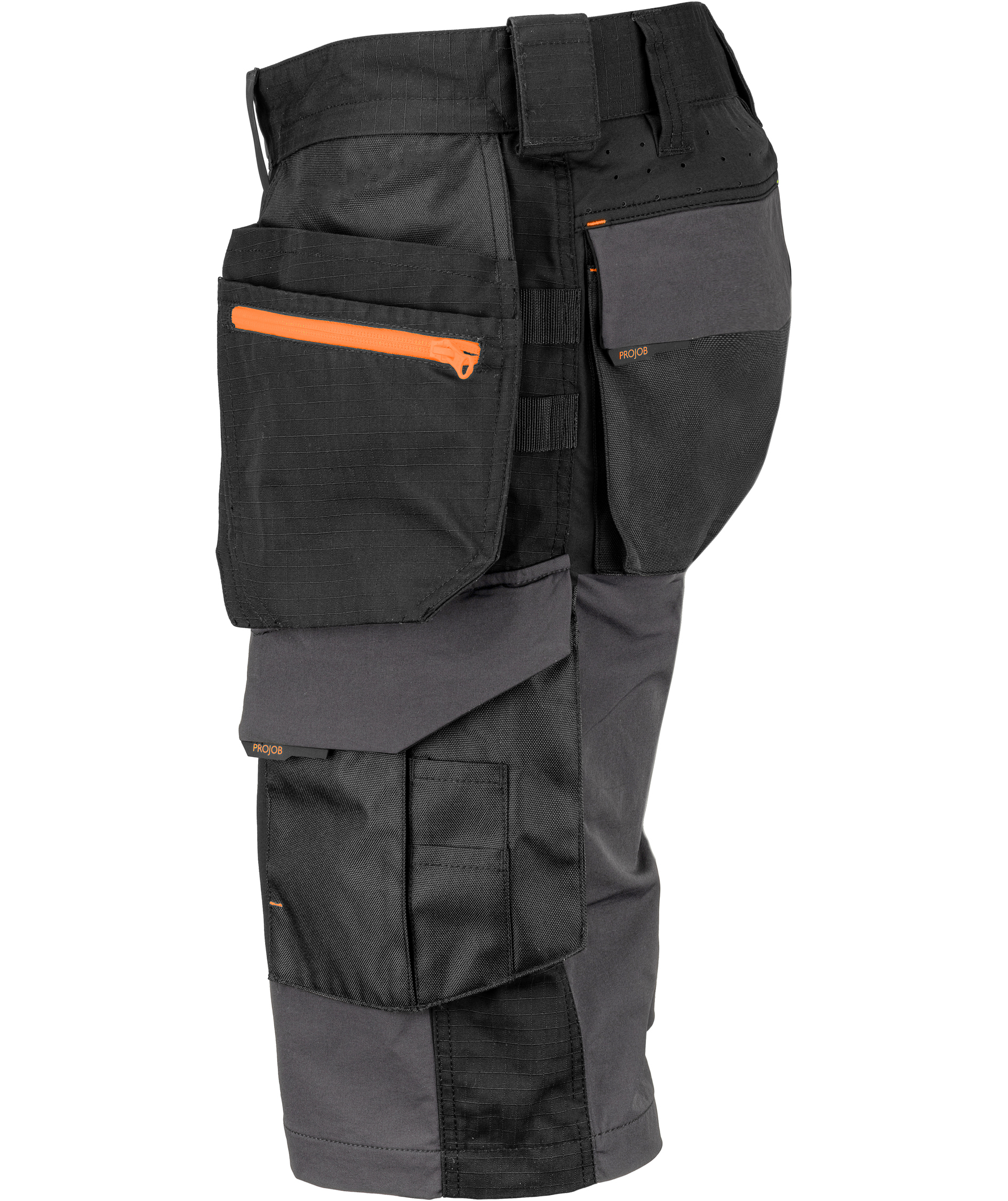 ProJob h&aring;ndv&aelig;rkershorts 5562 full stretch, Grey, large image number 3