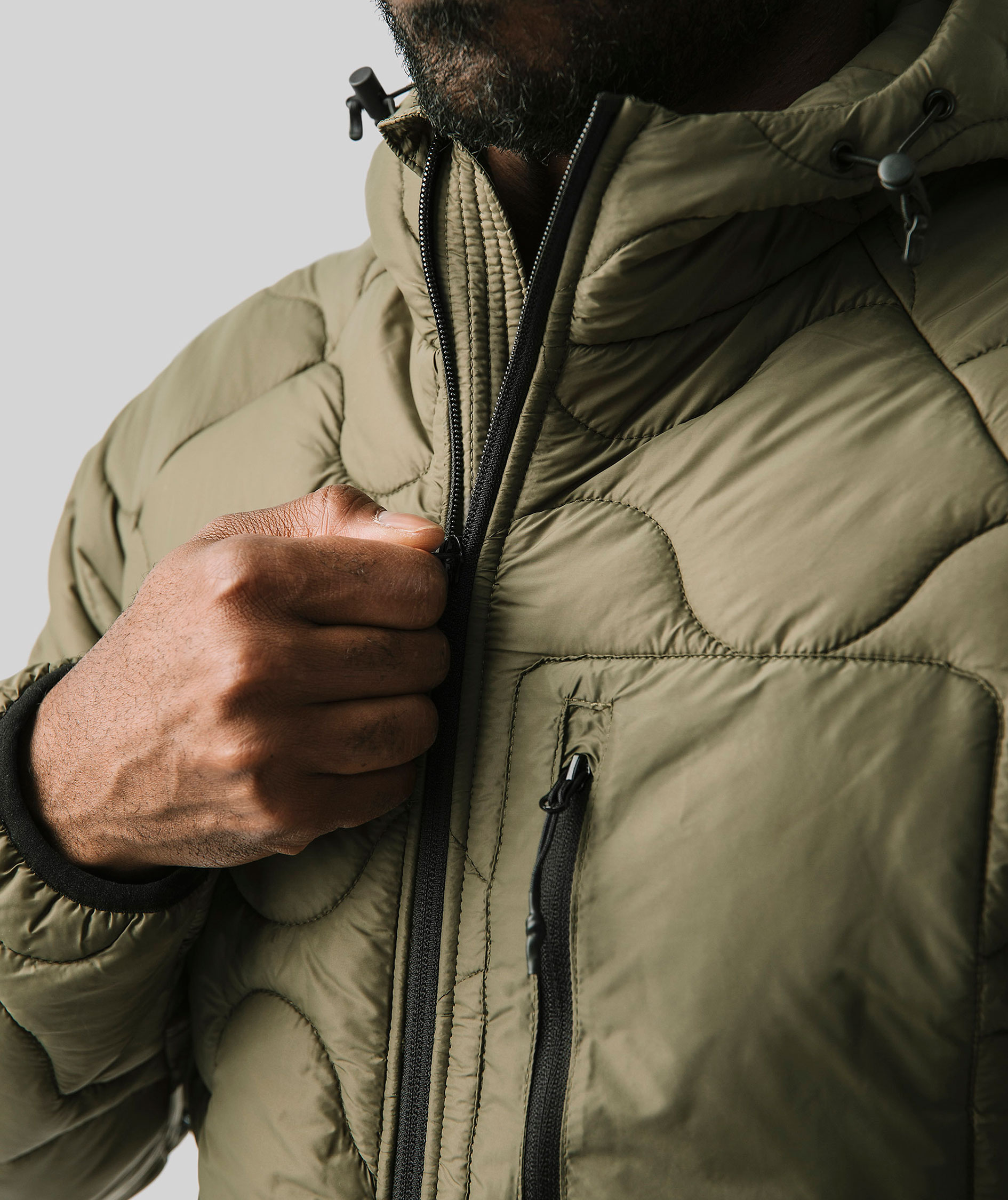 Matterhorn Hannold vadderad jacka, Olive, large image number 6