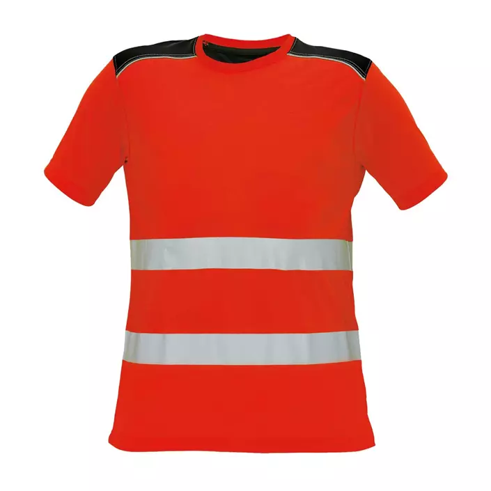Cerva Knoxfield T-shirt, Varsel Röd, large image number 0